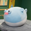 Squishy Blue Puffer Fish Plush