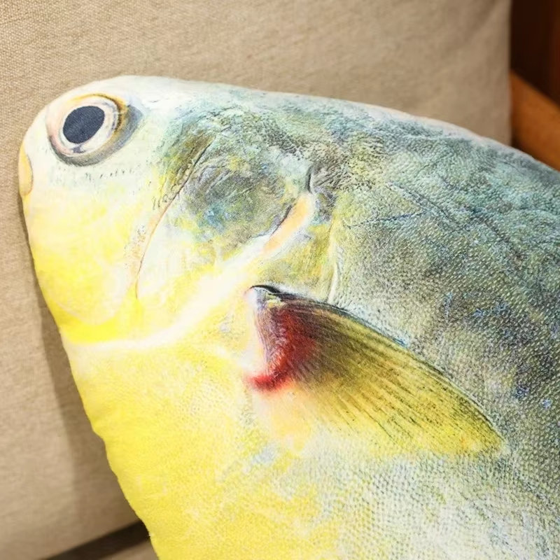 Realistic Pomfret Squishy Plush