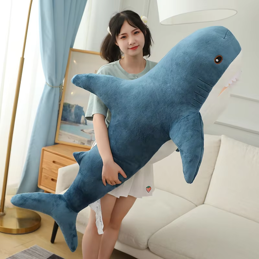 Jumbo Big Blue Shark Plush