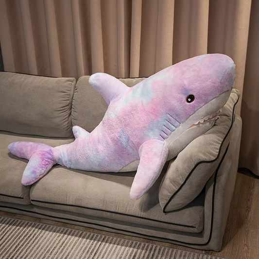 Soft Colorful Shark Plush