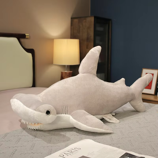 Great Hammerhead Grey Shark Plush