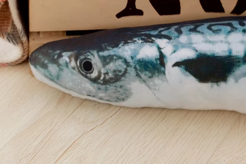Realistic Mackerel Squishy Plush