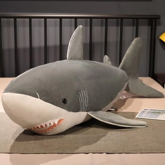 Grey Tiger Shark Plush