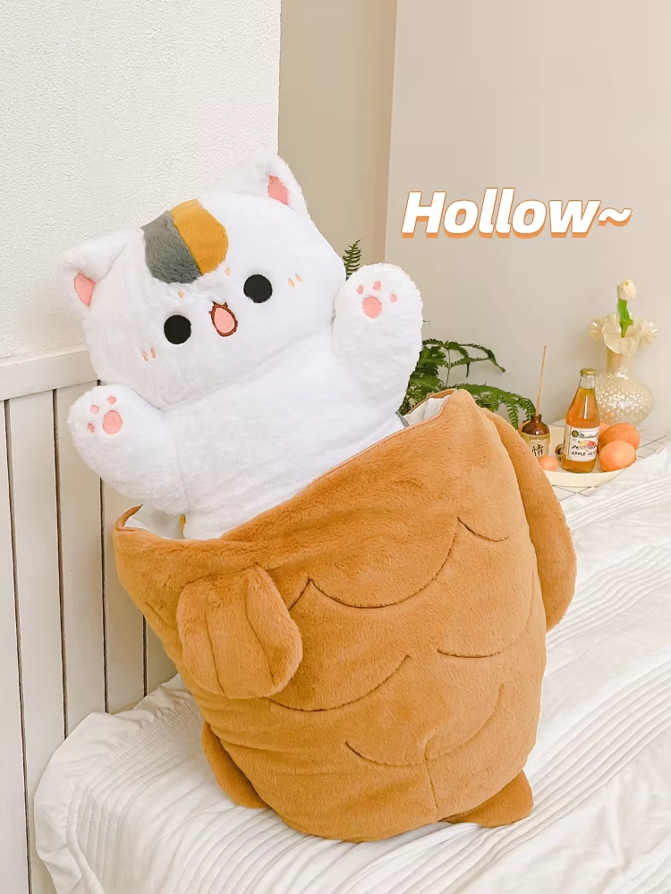 Cat Stuffed In Taiyaki Fish Plush