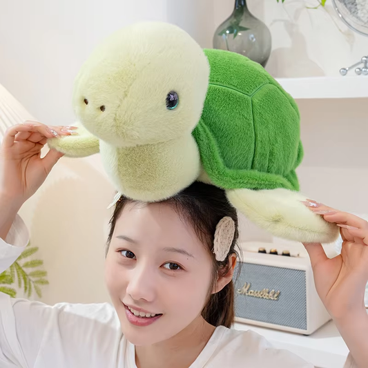 Cuddly Fluffy Turtle Plush