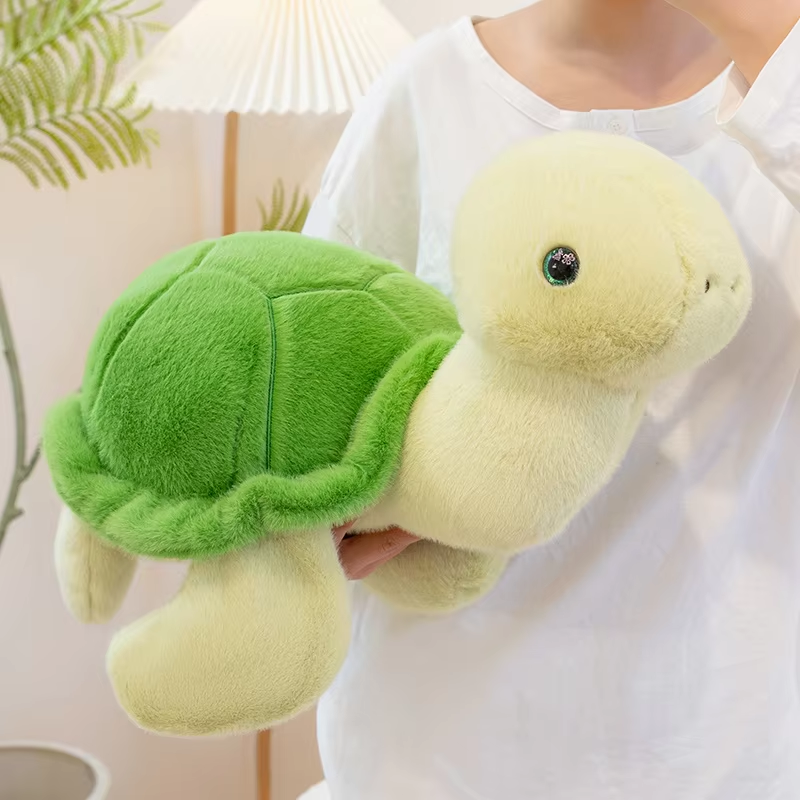 Cuddly Fluffy Turtle Plush