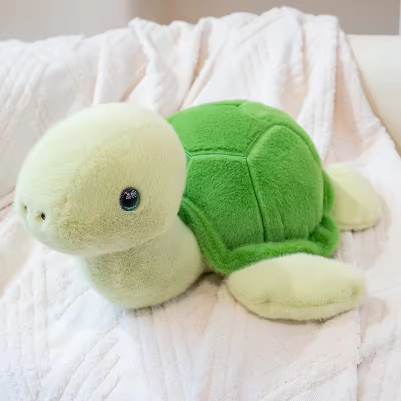 Cuddly Fluffy Turtle Plush
