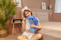 Cute Blue Larva Plush