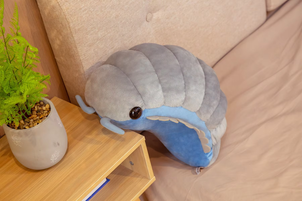 Cute Grey Larva Plush
