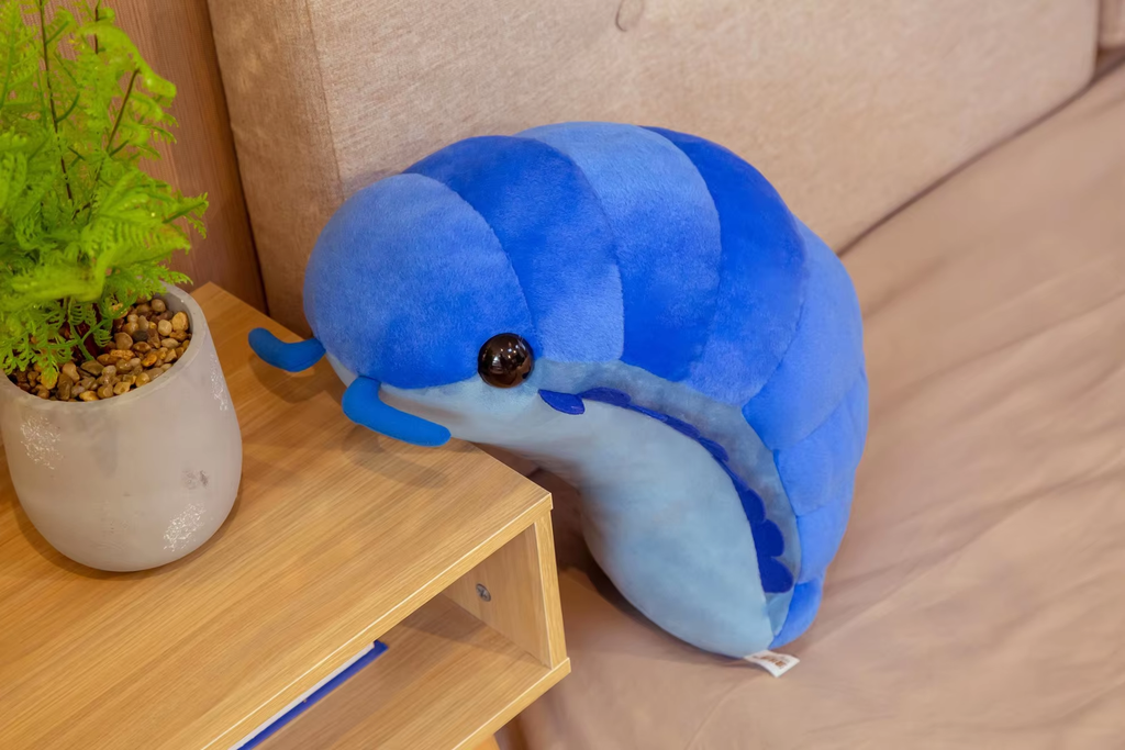 Cute Blue Larva Plush