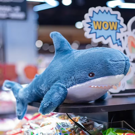Cute Fluffy Shark Plush