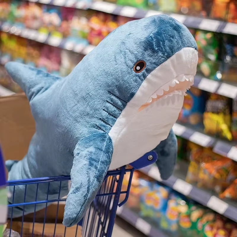 Cute Fluffy Shark Plush