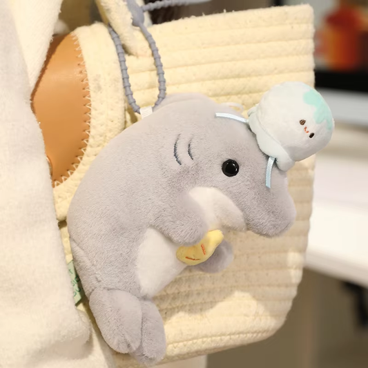 Spinning Hat Shark Plush