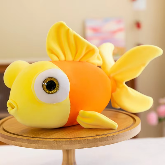Big Eyes Yellow Goldfish Plush