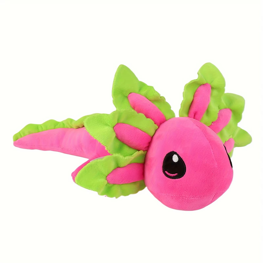 Green & Pink Axolotl Plush