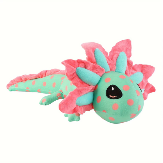 Cute Pink Dotted Axolotl Plush