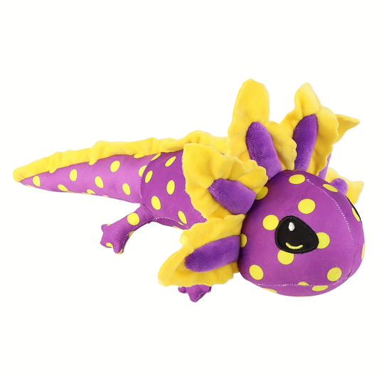 Cute Yellow Dotted Axolotl Plush