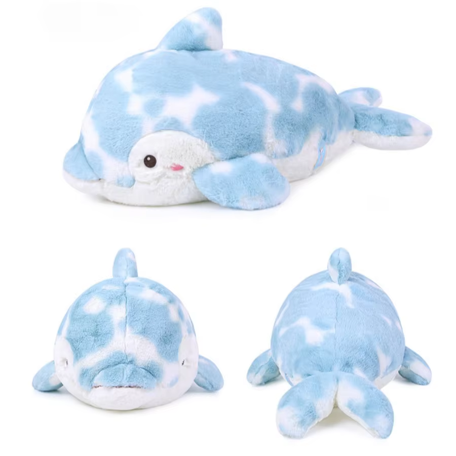 Fluffy Baby Dolphin Plush
