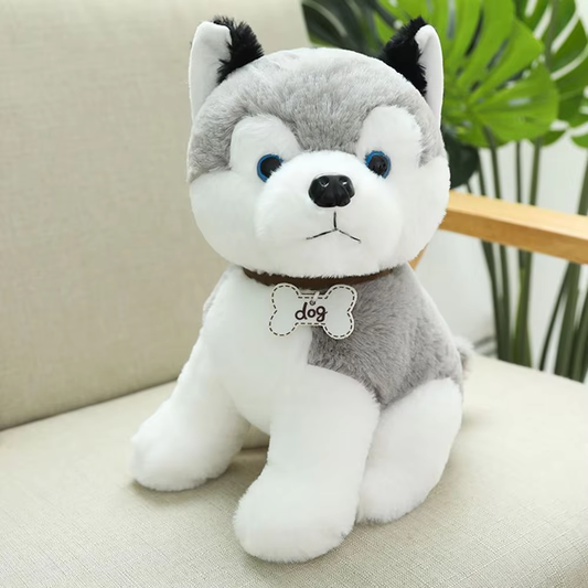 Cute Fluffy Husky Plush