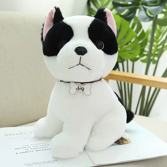 Cute Boston Terrier Puppy Plush