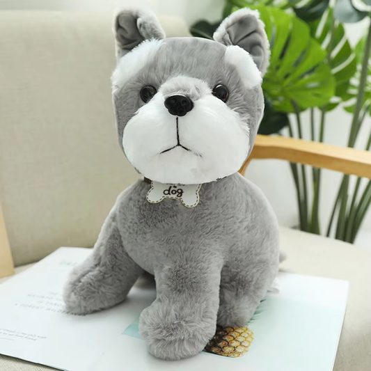 Cute Schnauzer Puppy Plush