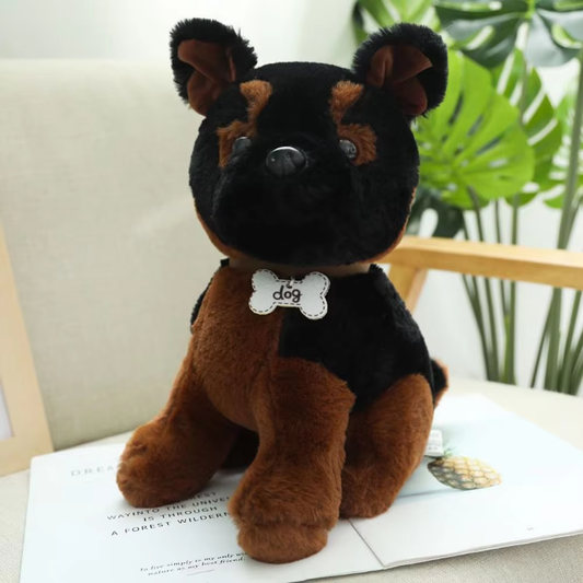 Cute Doberman Puppy Plush