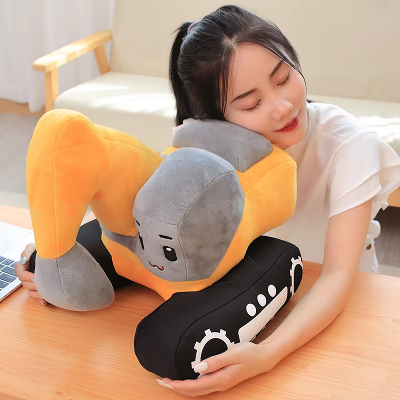 Cute Yellow Excavator Plush