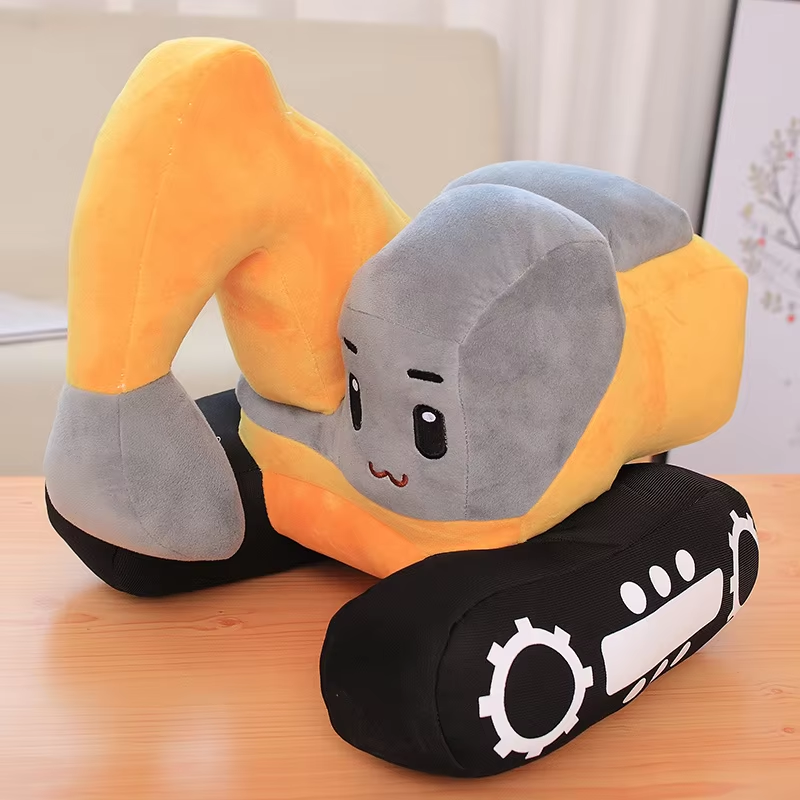 Cute Yellow Excavator Plush