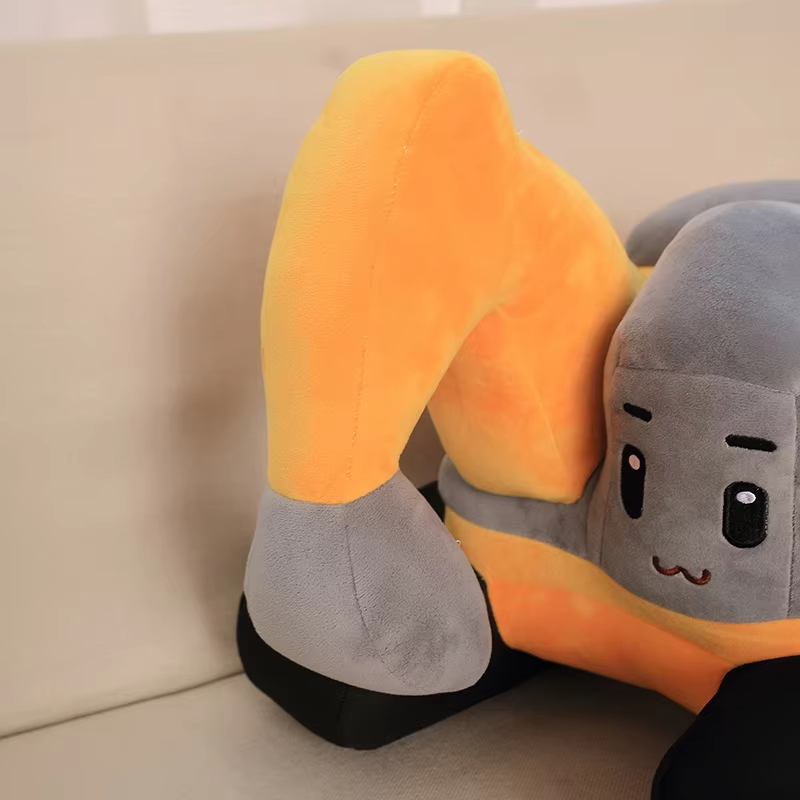 Cute Yellow Excavator Plush