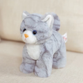 Cute Grey Kitten Plush