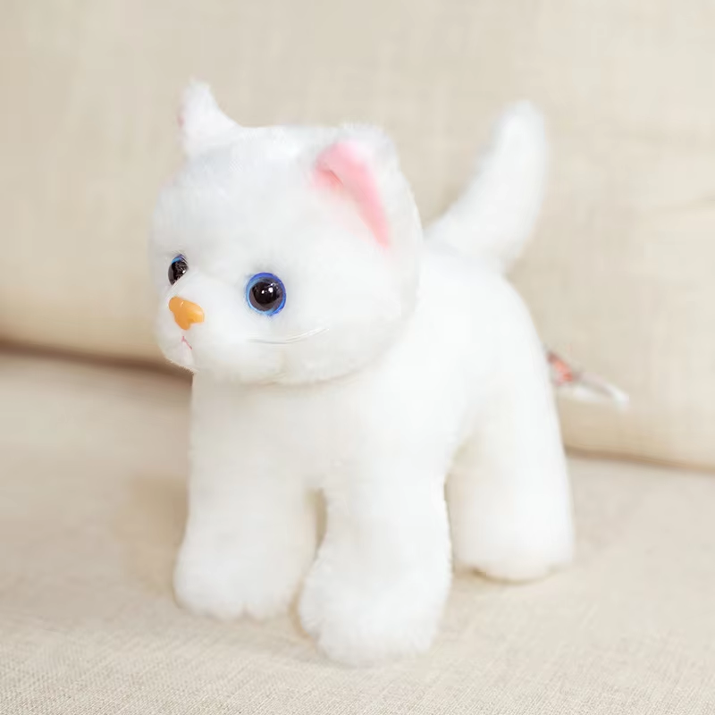 Fluff White Kitten Plush