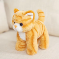 Fluffy Orange Kitten Plush