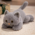 Fuzzy Grey Kitten Plush