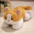 Fuzzy Orange & White Kitten Plush