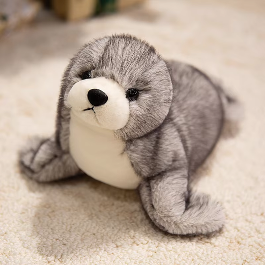 Fluffy Baby Seal Plush