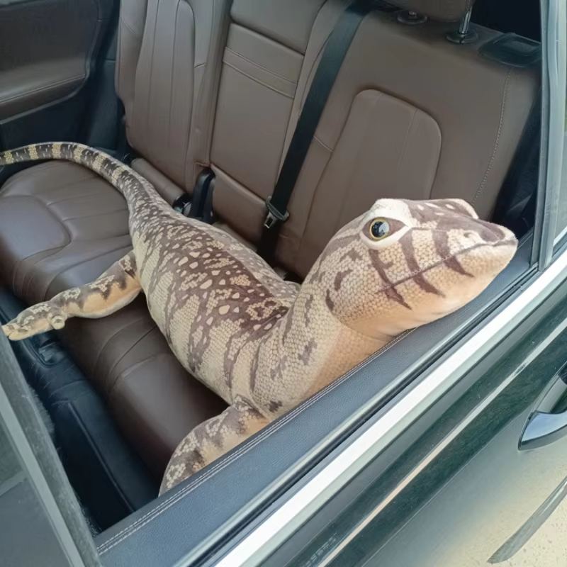 Jumbo Brown Lizard Plush