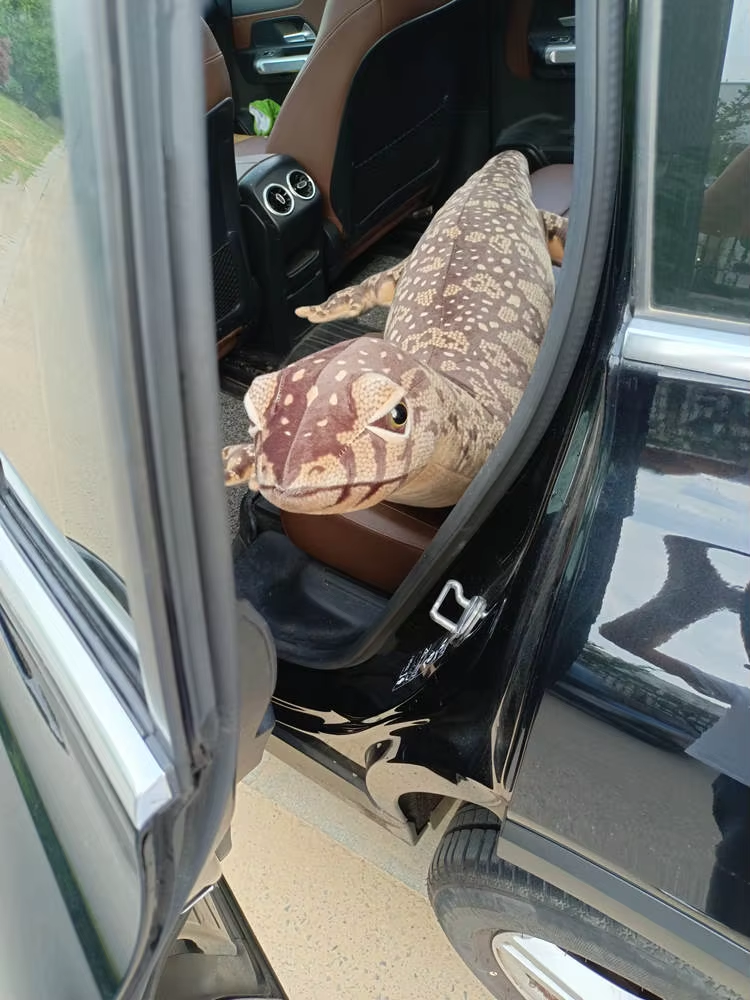 Jumbo Brown Lizard Plush