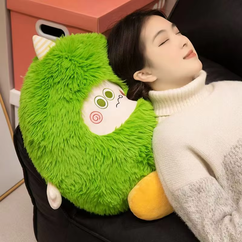 Fuzzy Green Monster Plush
