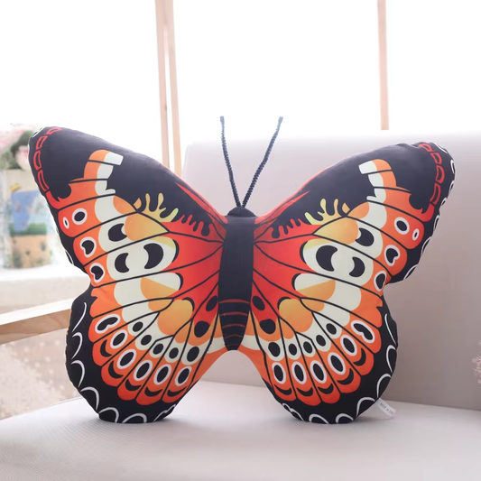 Black & Orange Squishy Butterfly Plush