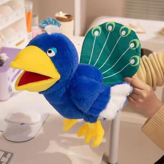 Fluffy Peacock Puppet