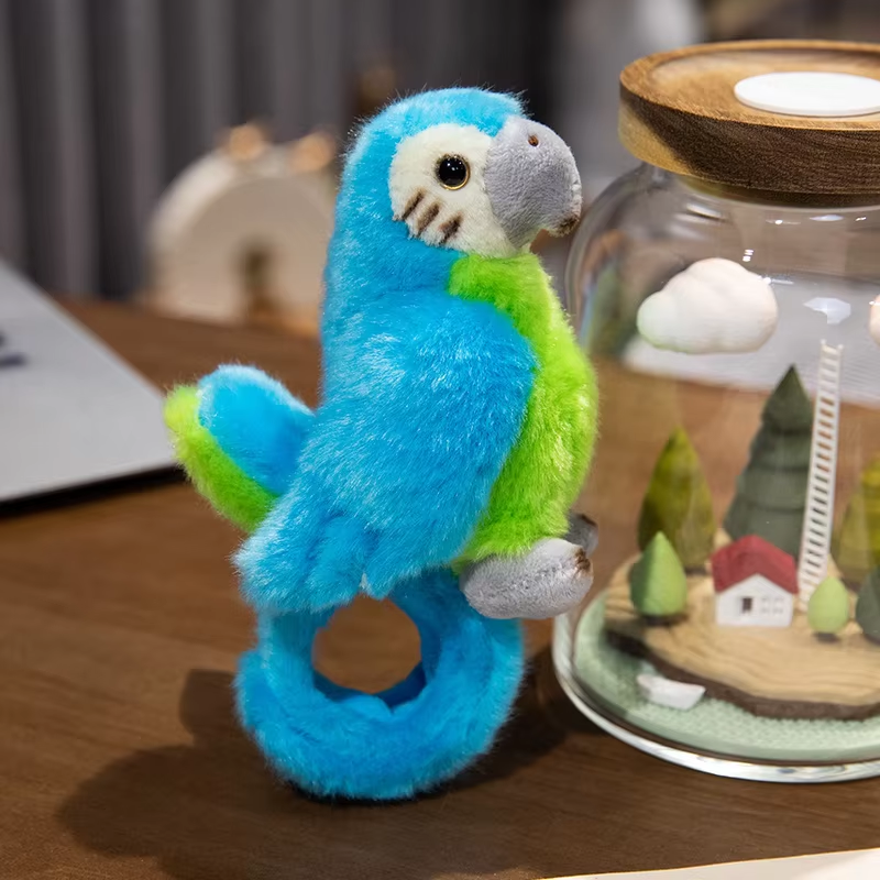 Cute Blue Parrot Bracelet Plush