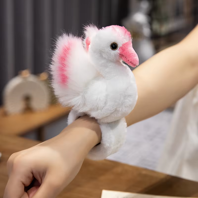 Fluffy Flaming Slap Bracelet Plush