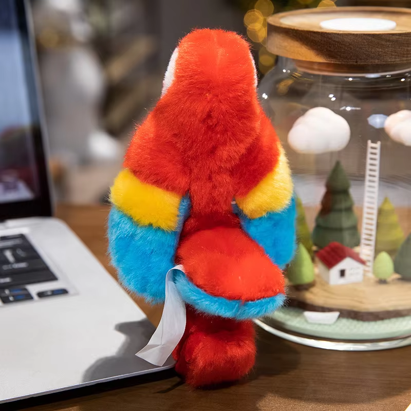 Cute Fluffy Parrot Slap Bracelet Plush