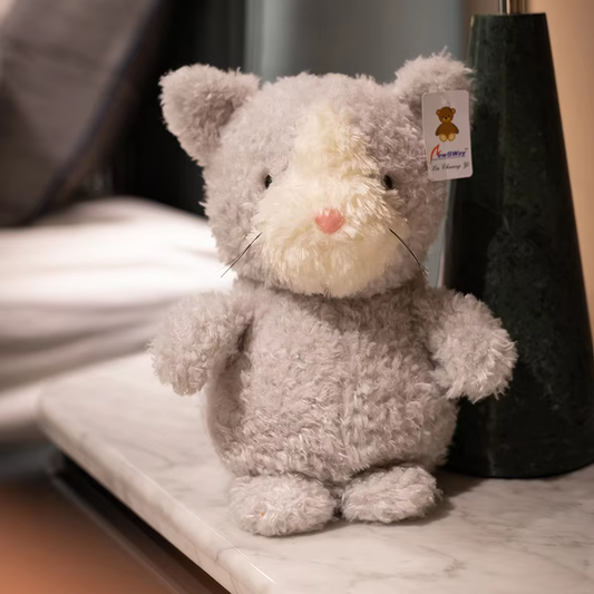 Kawaii Fluffy Mouse Plush