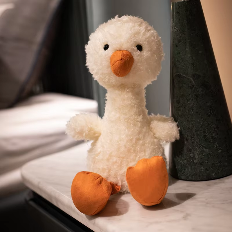 Kawaii Fluffy Duck Plush