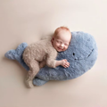 Adorable Fluffy Whale Plush