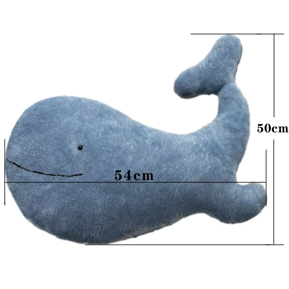 Adorable Fluffy Whale Plush