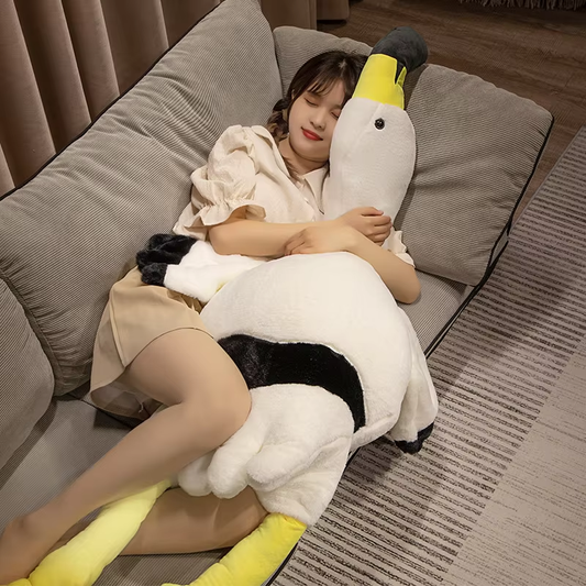 Jumbo White Flamingo Plush