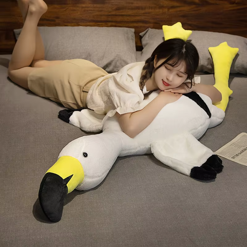 Jumbo White Flamingo Plush
