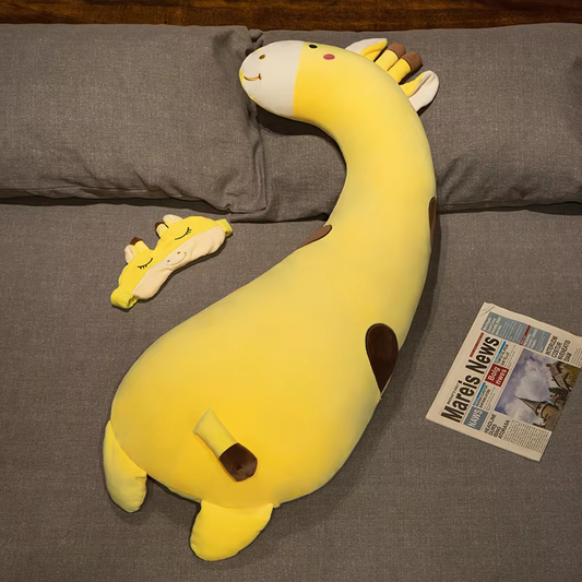 Long Cuddly Giraffe Pillow Plush